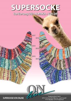 ONline Supersocke 4-fach Sortierung 363 Alpaka Color